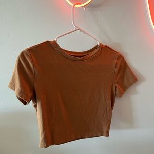 Target cropped brown tank!